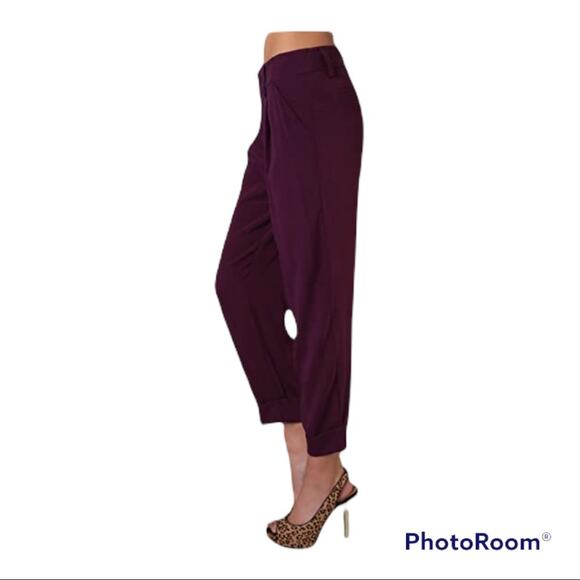 Alice + Olivia Plum Arthur Pant - Picture 8 of 10